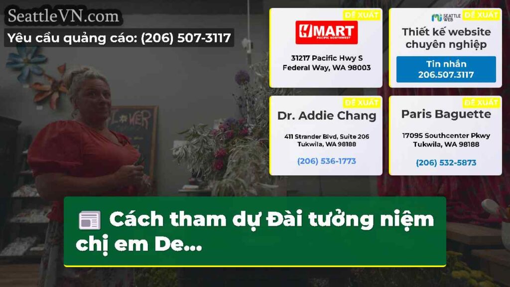 Cách tham dự Đài tưởng niệm chị em De...