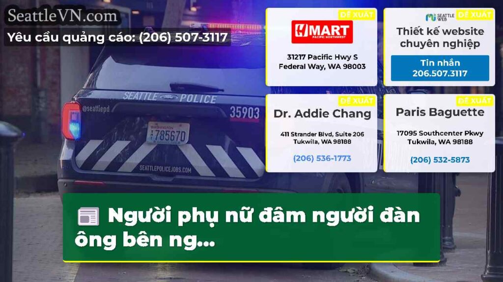 Người phụ nữ đâm người đàn ông bên ng...