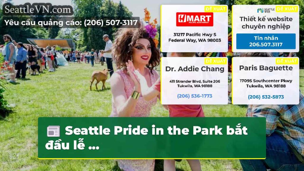 Seattle Pride in the Park bắt đầu lễ ...