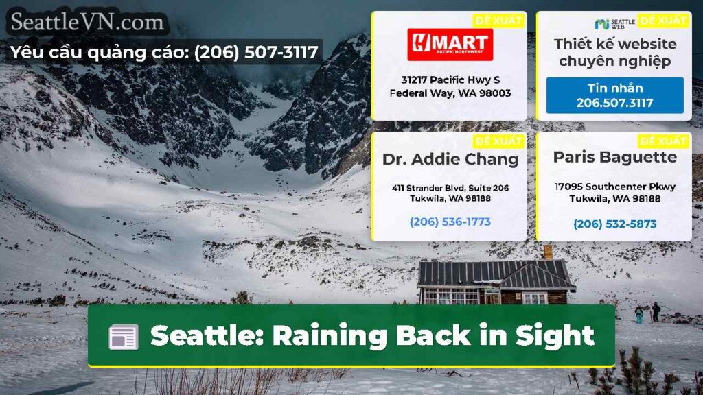 Seattle: Raining Back in Sight