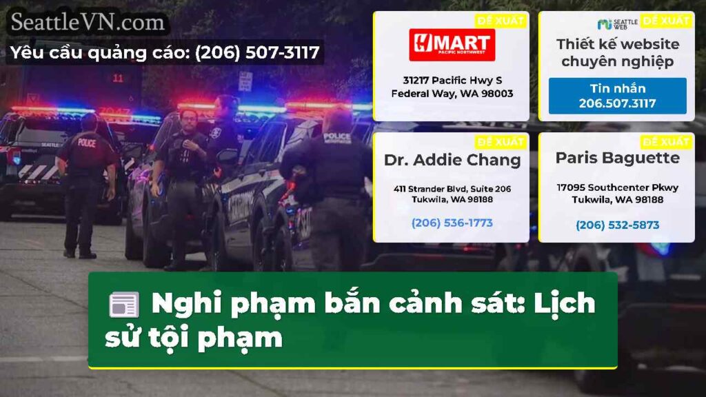 Nghi phạm bắn cảnh sát: Lịch sử tội phạm