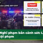 Nghi phạm bắn cảnh sát Lịch sử tội phạm