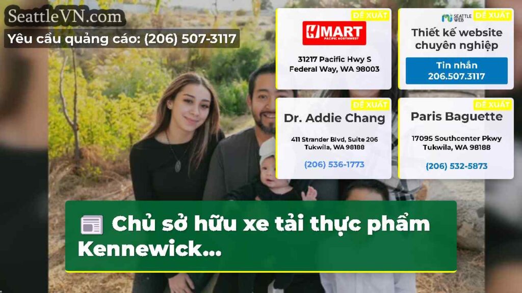 Chủ sở hữu xe tải thực phẩm Kennewick...