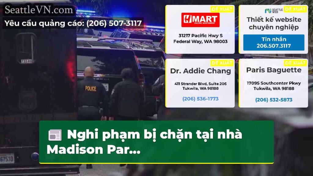 Nghi phạm bị chặn tại nhà Madison Par...