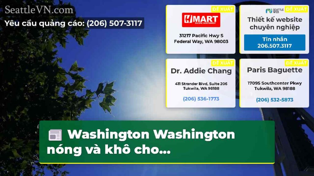 Washington Washington nóng và khô cho...