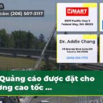 Quảng cáo được đặt cho đường cao tốc …