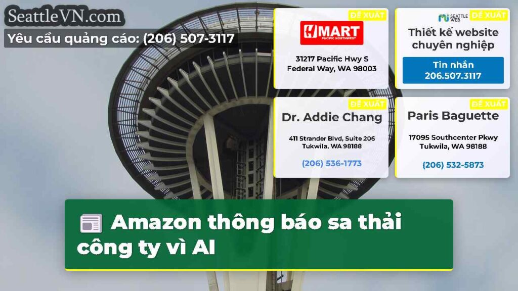 Amazon thông báo sa thải công ty vì AI