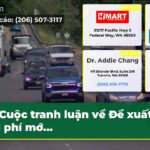 Cuộc tranh luận về Đề xuất thu phí mớ…