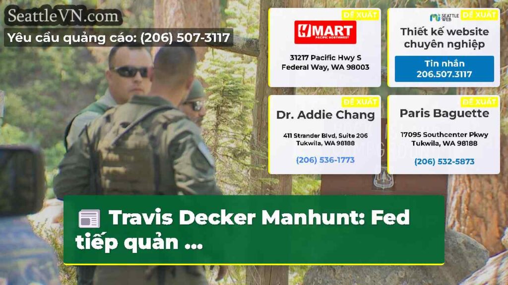 Travis Decker Manhunt: Fed tiếp quản ...