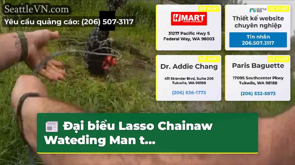 Đại biểu Lasso Chainaw Wateding Man t...