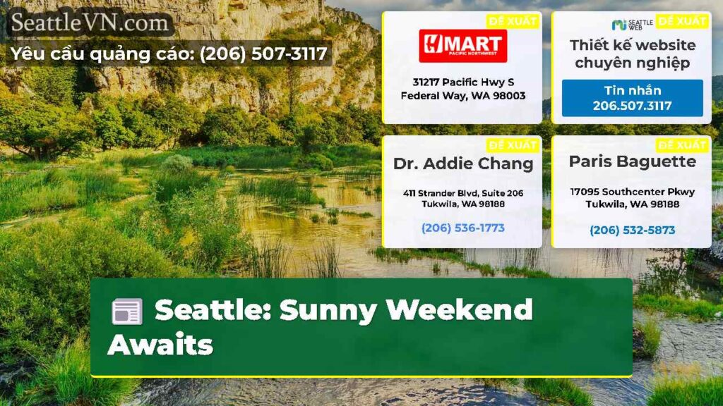 Seattle: Sunny Weekend Awaits