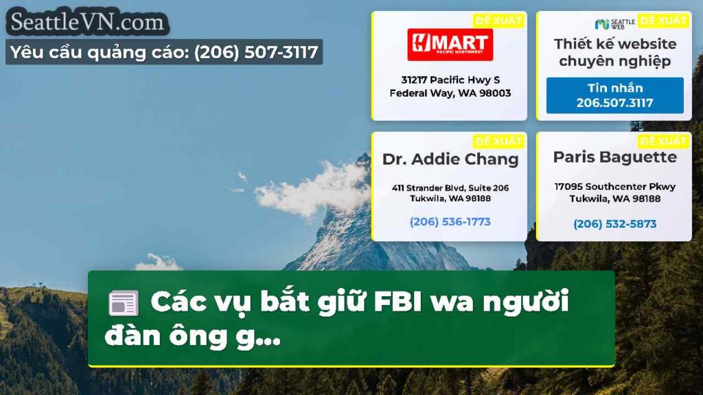 Các vụ bắt giữ FBI wa người đàn ông g...
