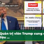 Quản trị viên Trump cung cấp dữ liệu …