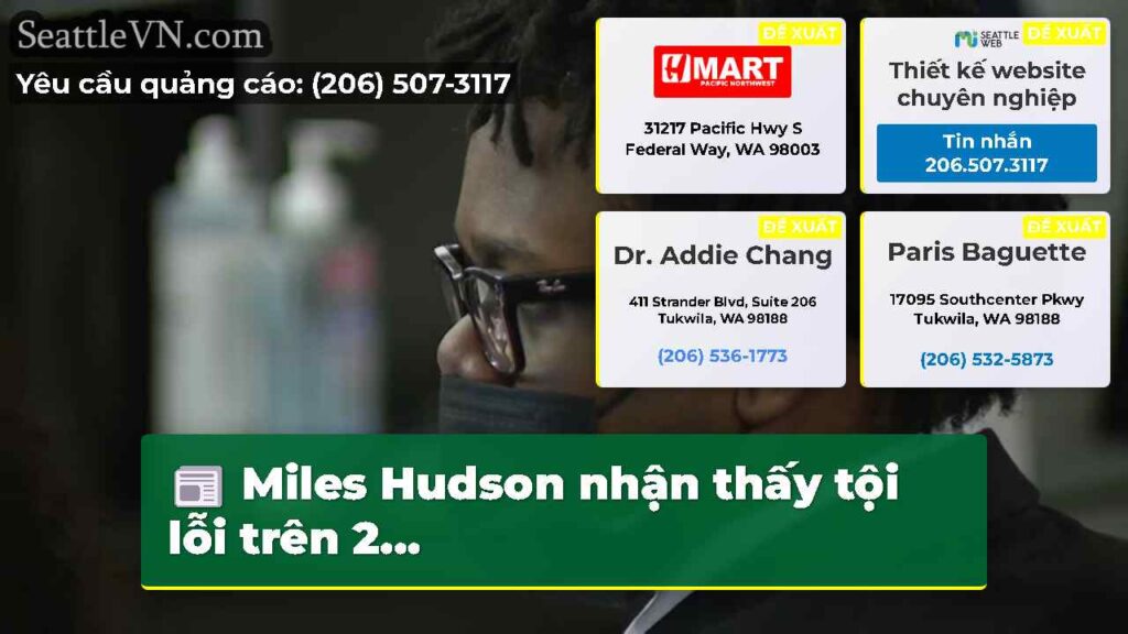 Miles Hudson nhận thấy tội lỗi trên 2...