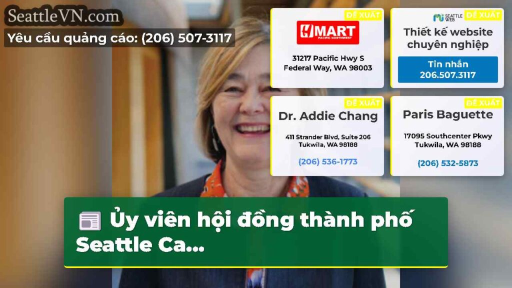 Ủy viên hội đồng thành phố Seattle Ca...
