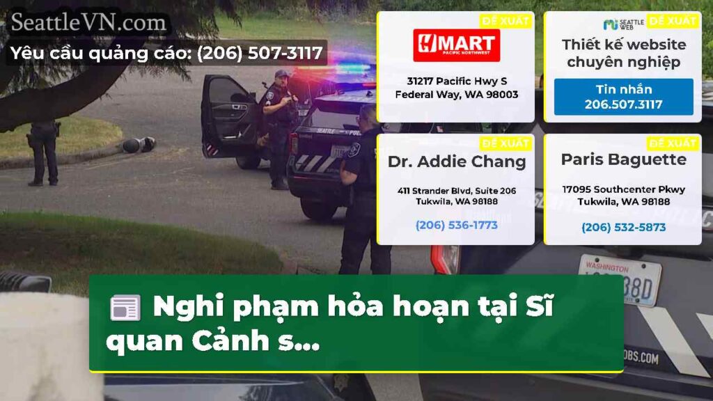 Nghi phạm hỏa hoạn tại Sĩ quan Cảnh s...