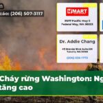 Cháy rừng Washington Nguy cơ tăng cao