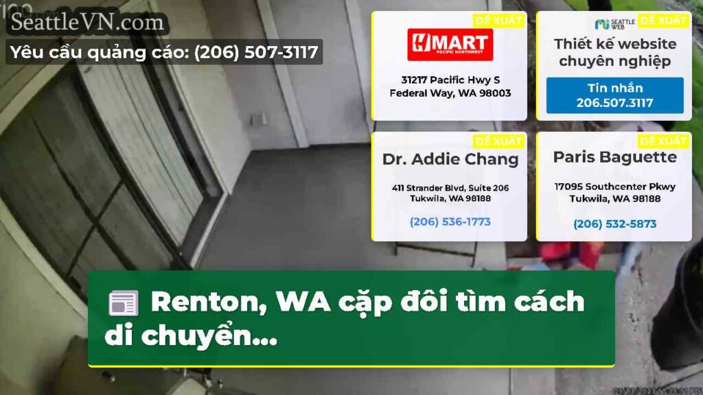 Renton, WA cặp đôi tìm cách di chuyển...