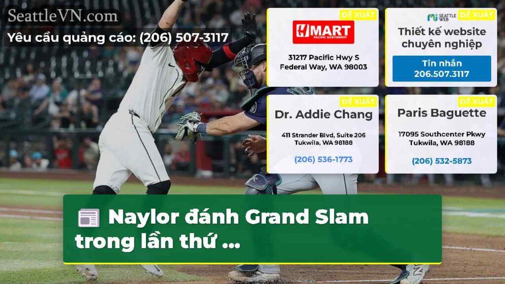 Naylor đánh Grand Slam trong lần thứ ...