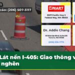 Lát nền I-405 Giao thông vẫn tắc nghẽn