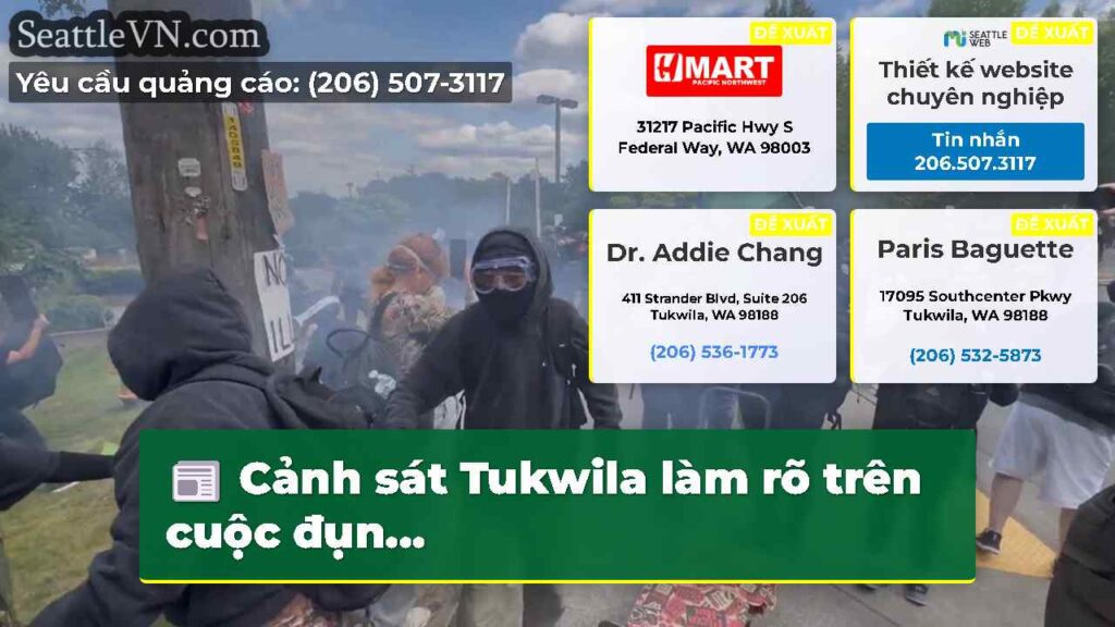Cảnh sát Tukwila làm rõ trên cuộc đụn...