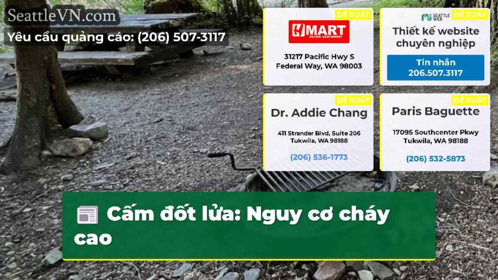 Cấm đốt lửa: Nguy cơ cháy cao