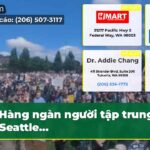 Hàng ngàn người tập trung tại Seattle…