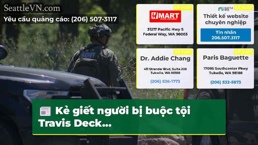Kẻ giết người bị buộc tội Travis Deck...