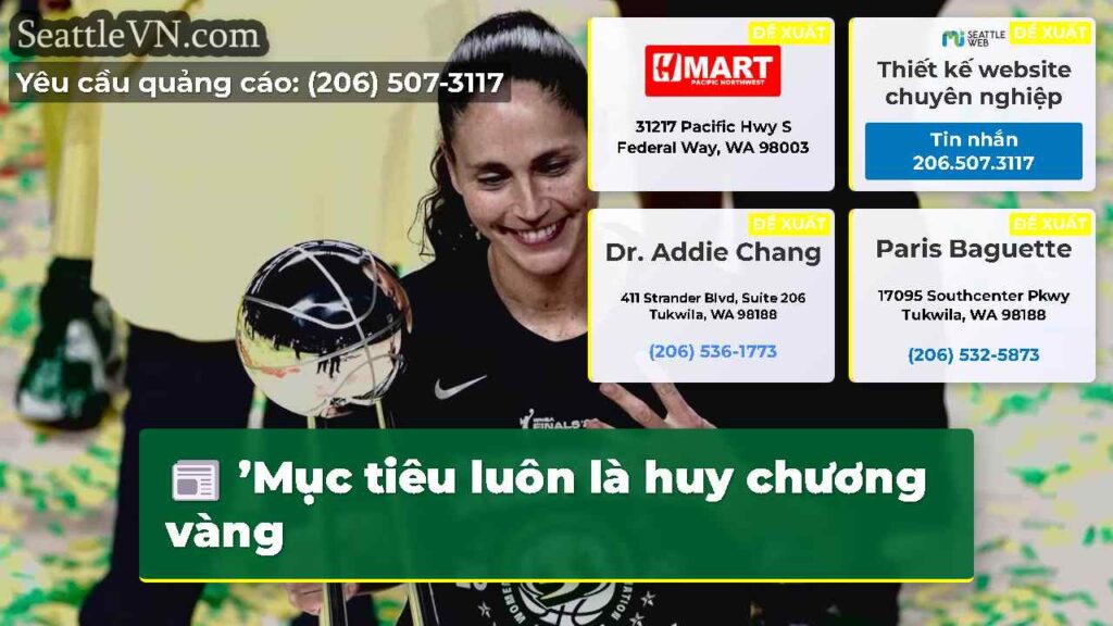 ’Mục tiêu luôn là huy chương vàng