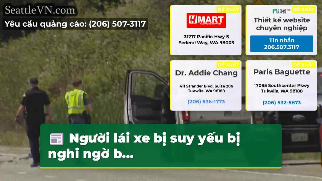 Người lái xe bị suy yếu bị nghi ngờ b...