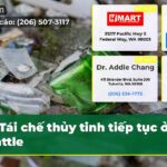 Tái chế thủy tinh tiếp tục ở Seattle