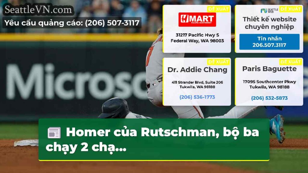 Homer của Rutschman, bộ ba chạy 2 chạ...