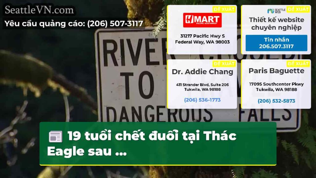 19 tuổi chết đuối tại Thác Eagle sau ...