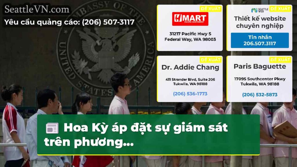Hoa Kỳ áp đặt sự giám sát trên phương...