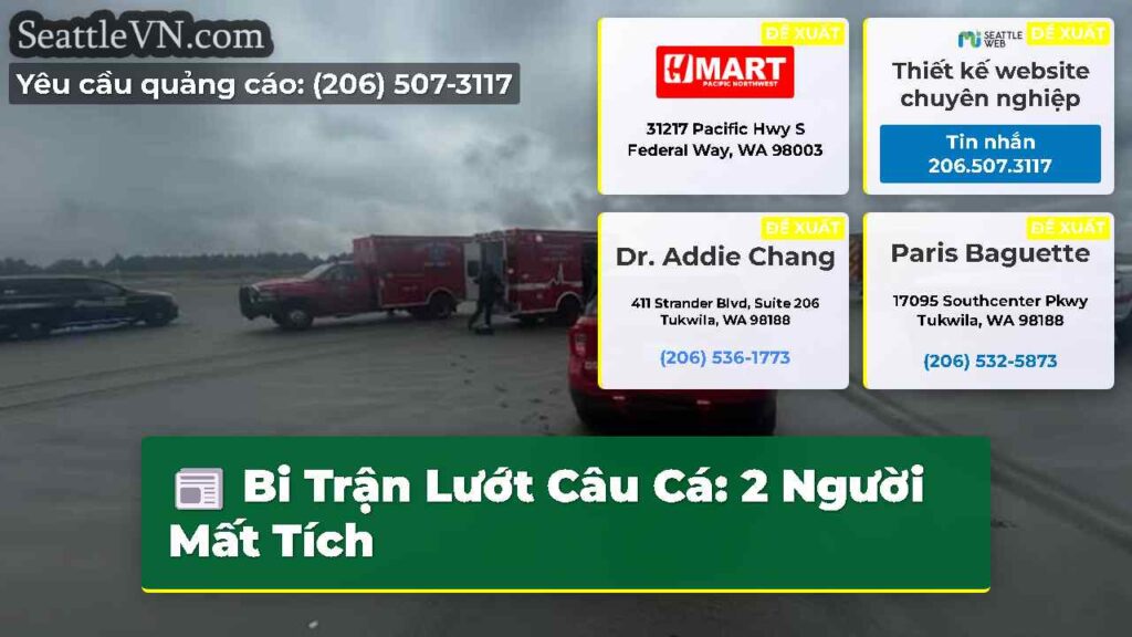 Bi Trận Lướt Câu Cá: 2 Người Mất Tích