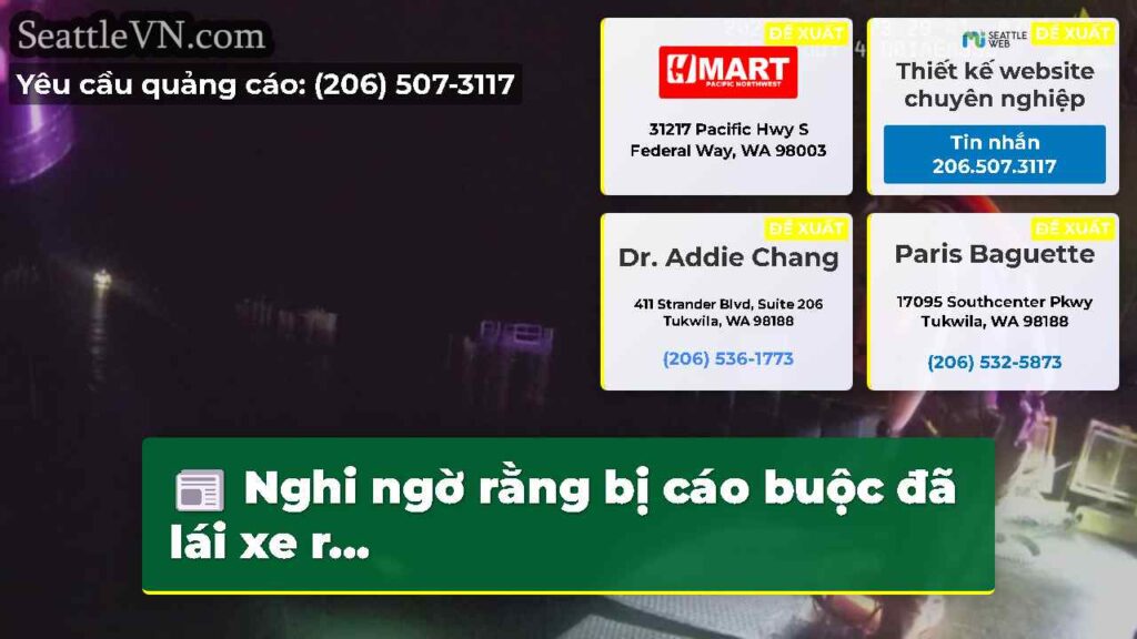 Nghi ngờ rằng bị cáo buộc đã lái xe r...