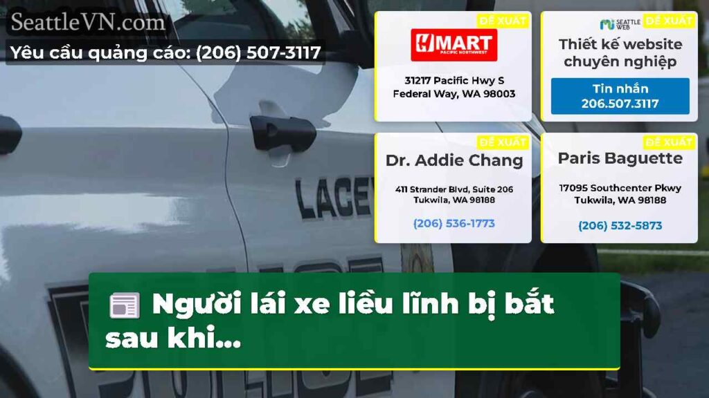 Người lái xe liều lĩnh bị bắt sau khi...