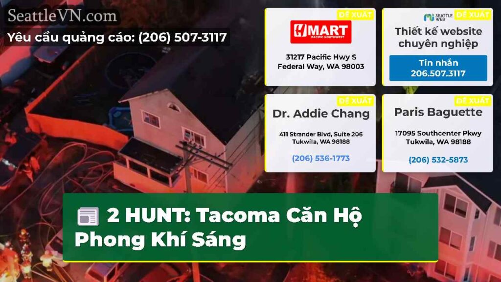 2 HUNT: Tacoma Căn Hộ Phong Khí Sáng