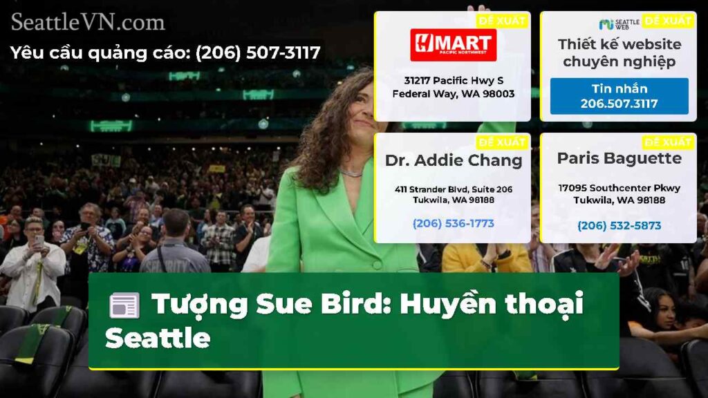 Tượng Sue Bird: Huyền thoại Seattle