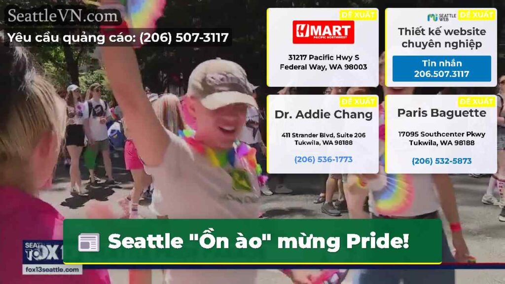 Seattle "Ồn ào" mừng Pride!