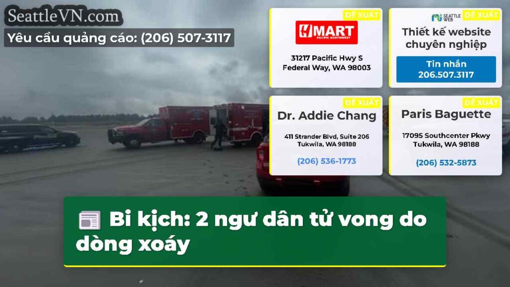 Bi kịch: 2 ngư dân tử vong do dòng xoáy