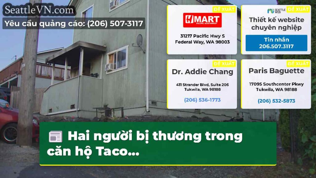 Hai người bị thương trong căn hộ Taco...
