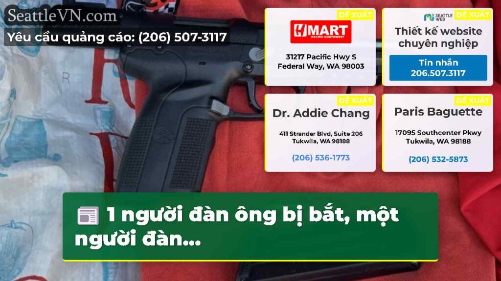 1 người đàn ông bị bắt, một người đàn...