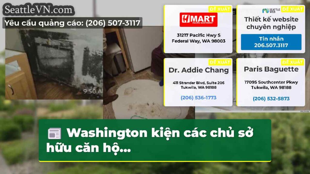 Washington kiện các chủ sở hữu căn hộ...