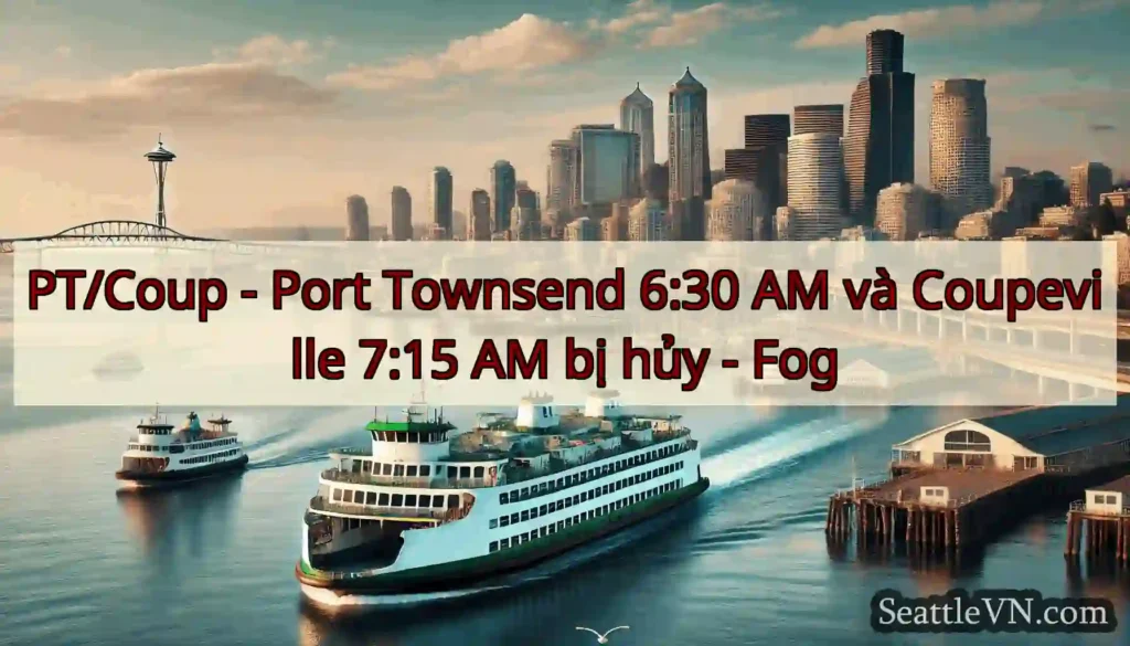 PT/Coup - Port Townsend 6:30 AM và Coupeville