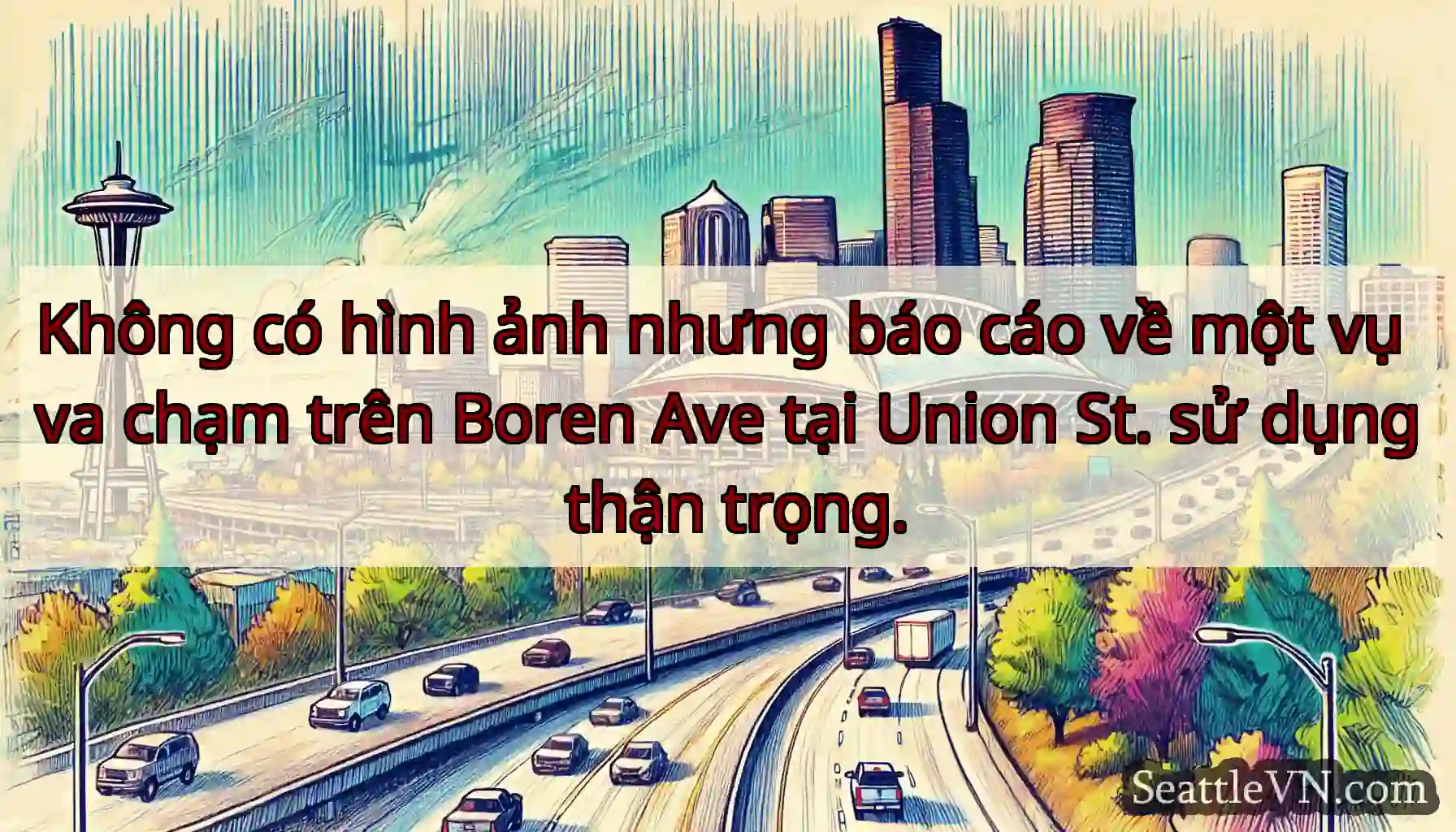 Không có hình ảnh nhưng báo cáo về một vụ va chạm