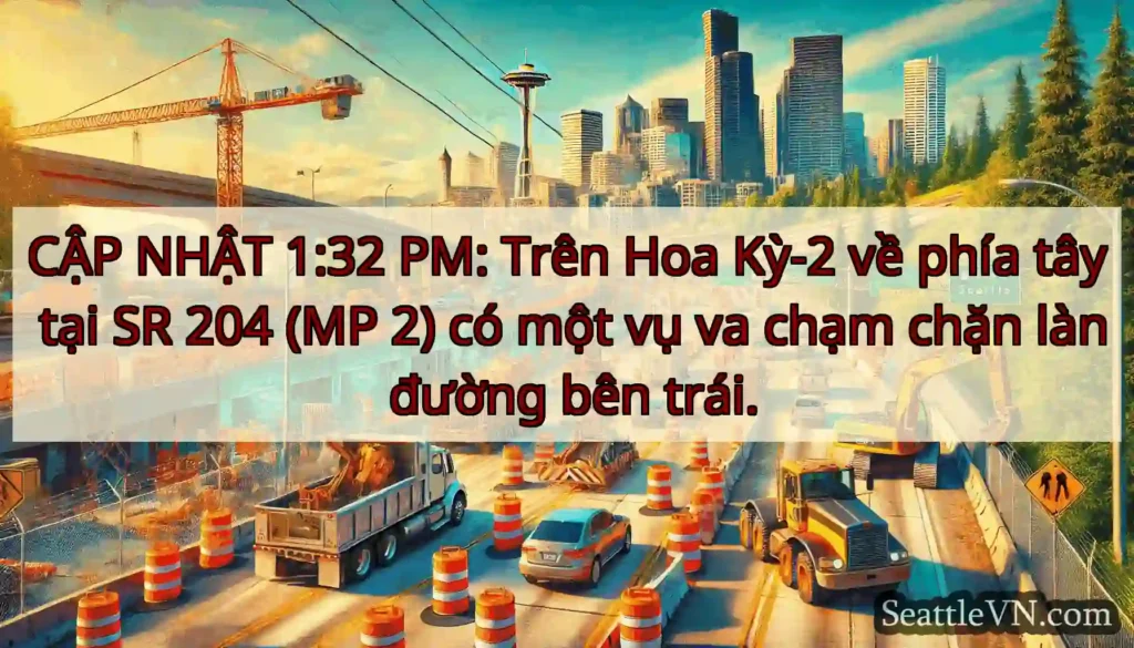 CẬP NHẬT 1:32 PM: Trên Hoa Kỳ-2 về phía tây tại