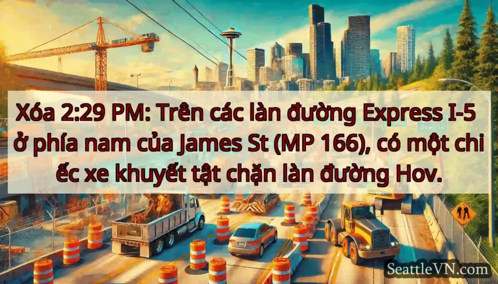 Xóa 2:29 PM: Trên các làn đường Express I-5 ở