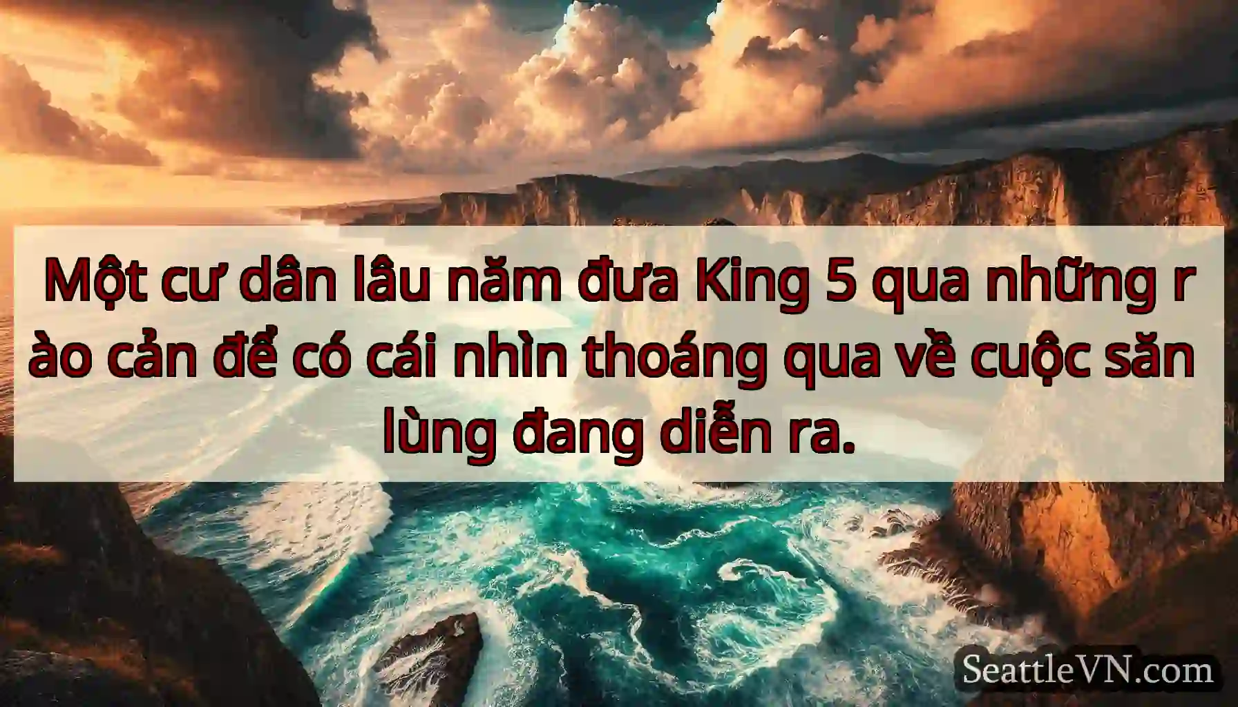 Một cư dân lâu năm đưa King 5 qua những rào cản