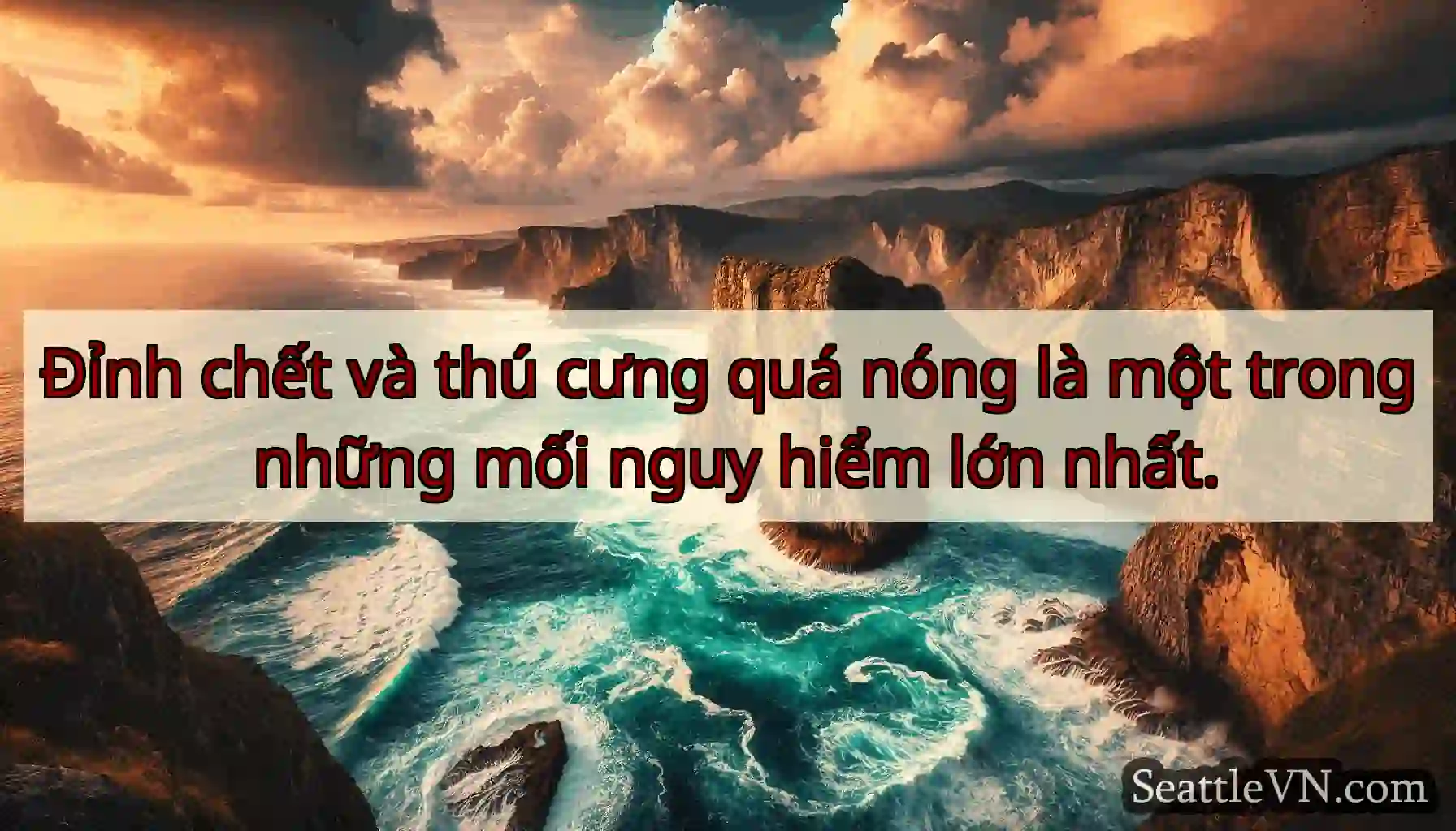 Đỉnh chết và thú cưng quá nóng là một trong những